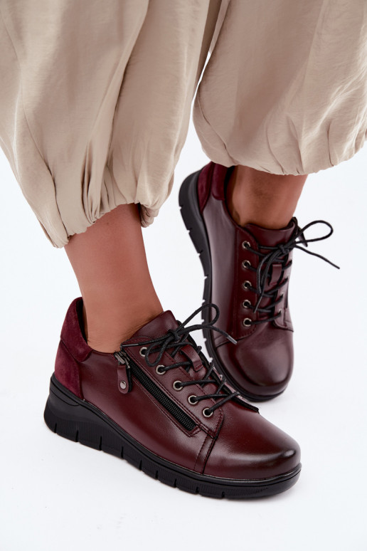   batai   Vinceza 39964 bordo spalvos