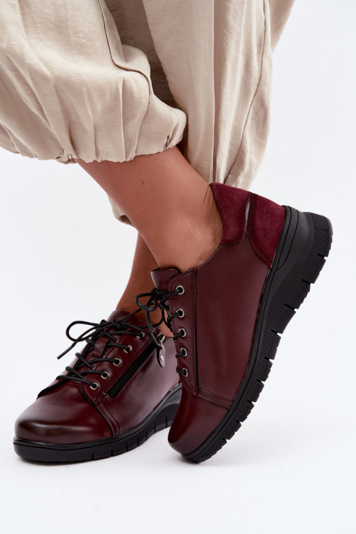   batai   Vinceza 39964 bordo spalvos