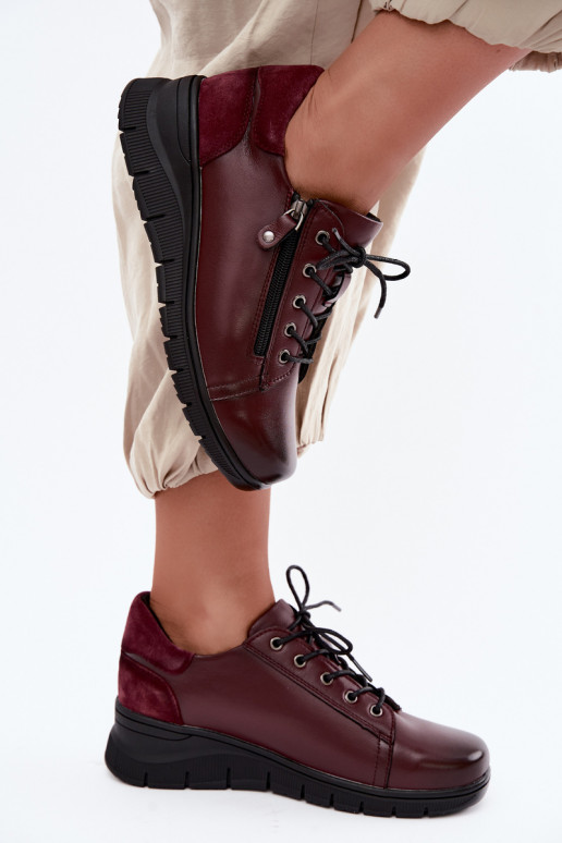   batai   Vinceza 39964 bordo spalvos