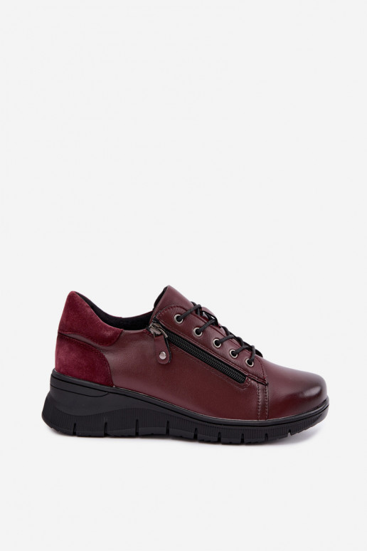   batai   Vinceza 39964 bordo spalvos