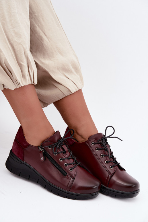   batai   Vinceza 39964 bordo spalvos
