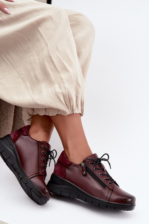   batai   Vinceza 39964 bordo spalvos