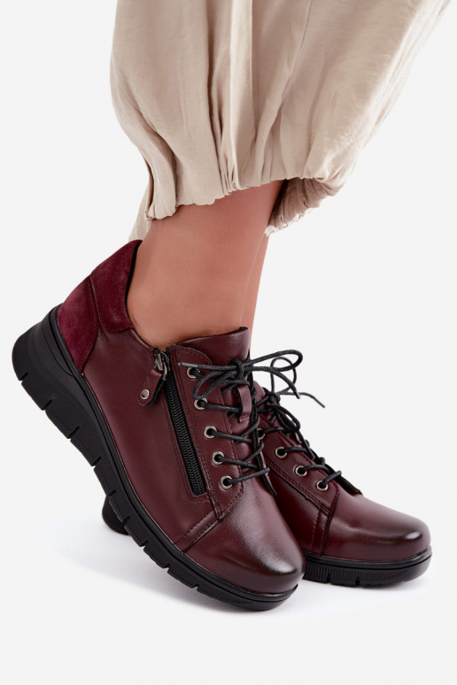   batai   Vinceza 39964 bordo spalvos