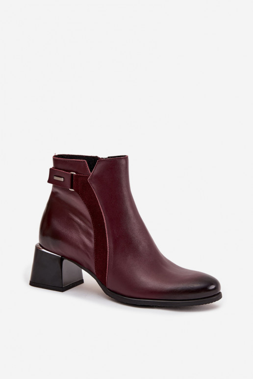 Aulinukai  su kulniukais pašiltinti Zazoo 60563 bordo spalvos