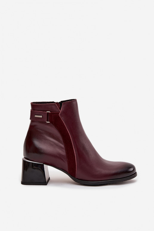 Aulinukai  su kulniukais pašiltinti Zazoo 60563 bordo spalvos