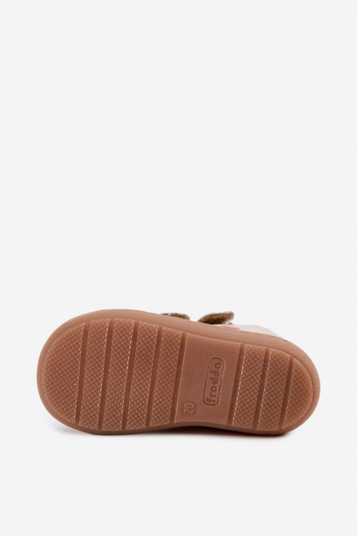   batai  Barefoot Vaikiški   Froddo G2130328-64 smėlio spalvos