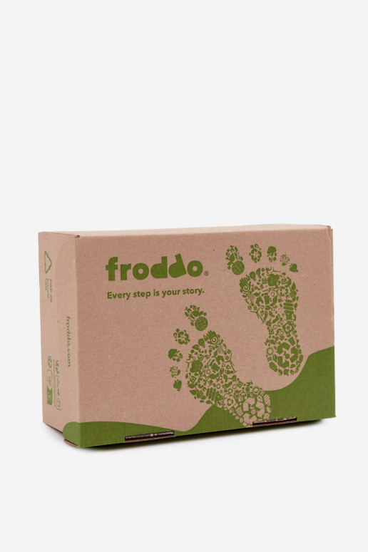  Barefoot Vaikiški natūralios zomšos FRODDO G2110157 tamsiai mėlynos spalvos