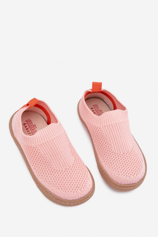 Įsispiriamos šlepetės Barefoot Vaikiški Milami Šviesaus rausvo atspalvio Mariselle