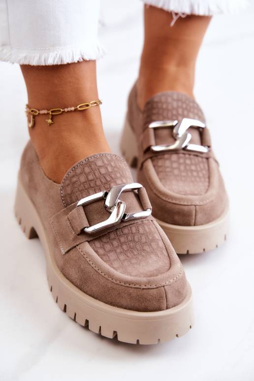 Madingi iš zomšos batai smėlio...