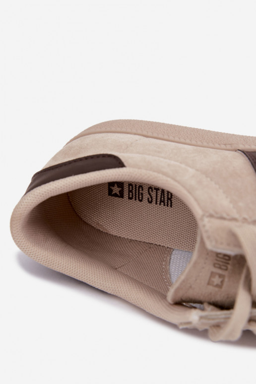   iš zomšos  modelio batai  Big Star UU274440 smėlio spalvos