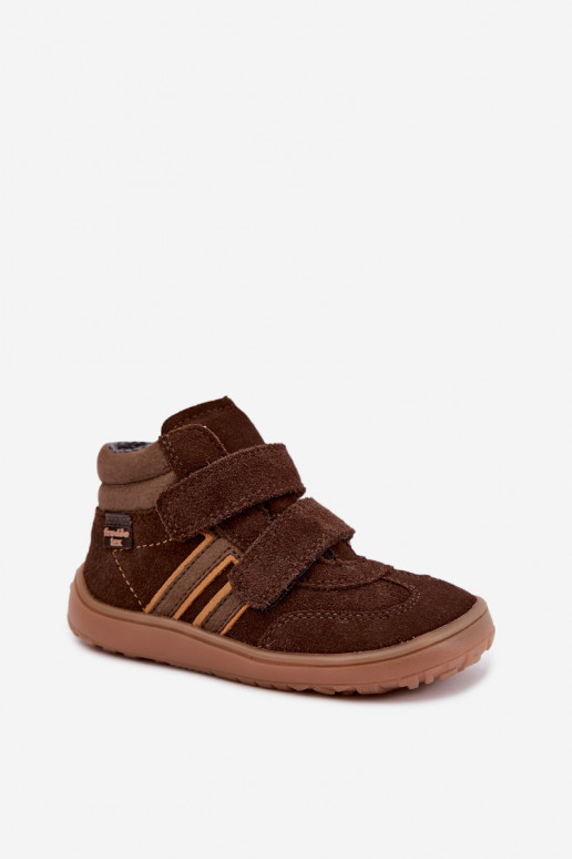   iš zomšos  Barefoot Vaikiški FRODDO G3110285-3 rudos spalvos