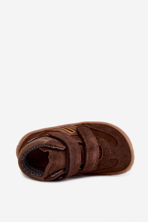   iš zomšos  Barefoot Vaikiški FRODDO G3110285-3 rudos spalvos