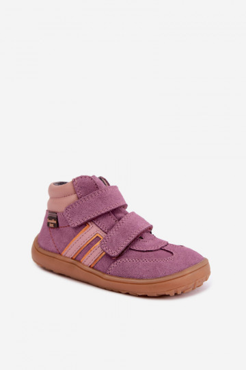   iš zomšos  Barefoot Vaikiški FRODDO G3110285-12 Violetinės spalvos
