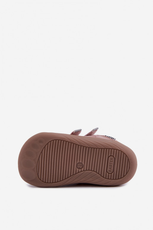   Trzewki Barefoot vaikams Bartek 8631985 rožinės spalvos