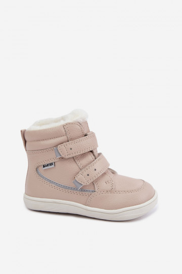  sniego batai Vaikiški Barefoot Bartek 8401454 smėlio spalvos