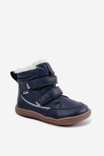   sniego batai Vaikiški Barefoot Bartek 8401456 tamsiai mėlynos spalvos