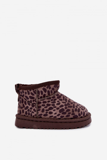 sniego batai Vaikiški vaikams su leopardo kailio raštais Snowelle 2