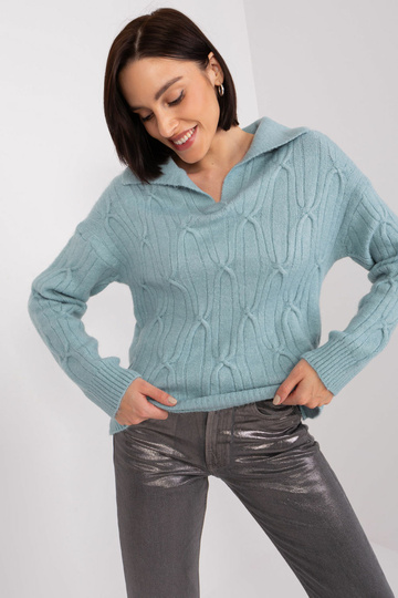 Megztinis su apykakle Wool Fashion Italia 2