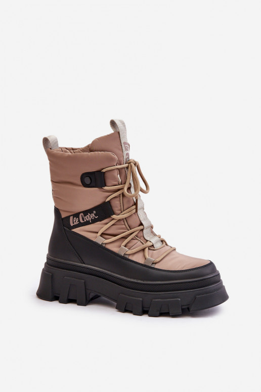 sniego batai   Lee Cooper LCJ-24-47-3143 smėlio spalvos