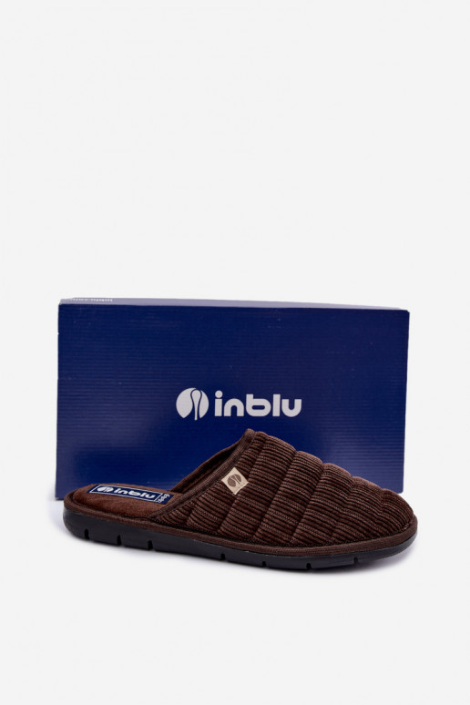 Šlepetės  Inblu 91000034 rudos spalvos