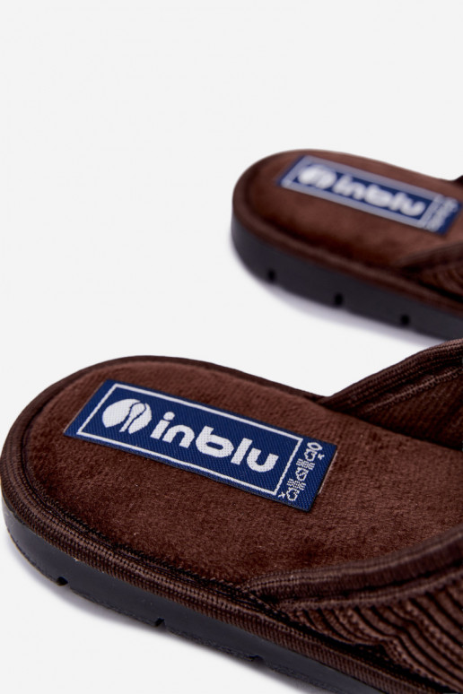 Šlepetės  Inblu 91000034 rudos spalvos
