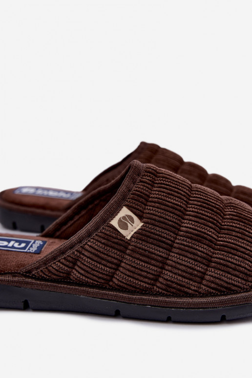 Šlepetės  Inblu 91000034 rudos spalvos
