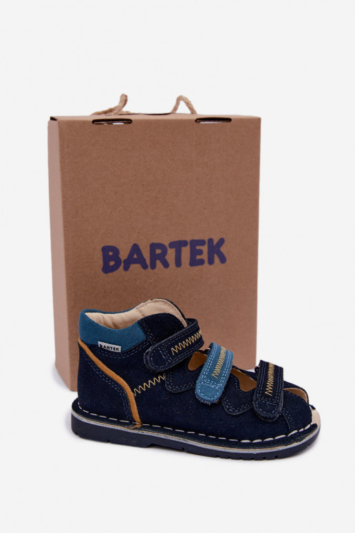 Moteriškos basutės  berniukams Bartek 8920061 tamsiai mėlynos spalvos