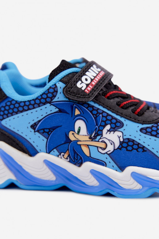  modelio batai berniukams Sonic su žėrinčiu padu 8702946 tamsiai mėlynos spalvos