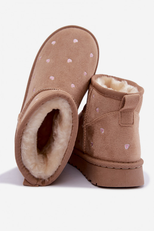 sniego batai Vaikiški  smėlio spalvos Gracina