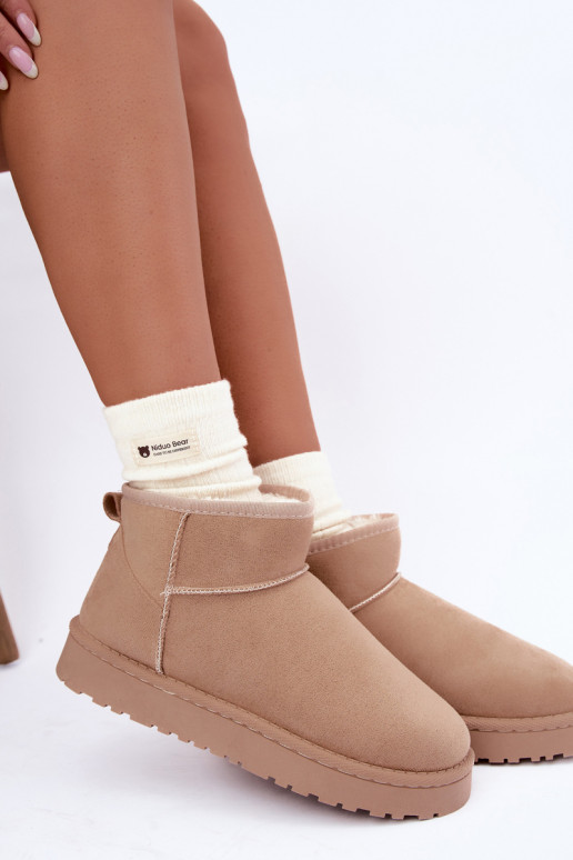 sniego batai  smėlio spalvos Rosienne