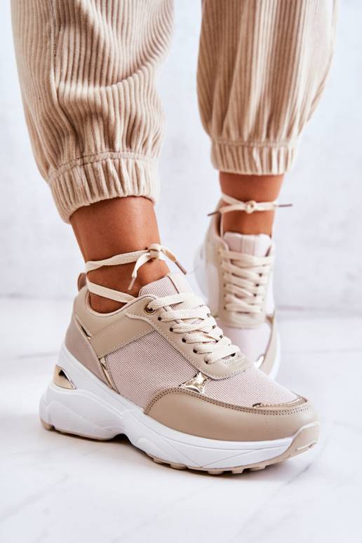 Blizgantys sportiniai bateliai su... Blizgantys sportiniai bateliai su...