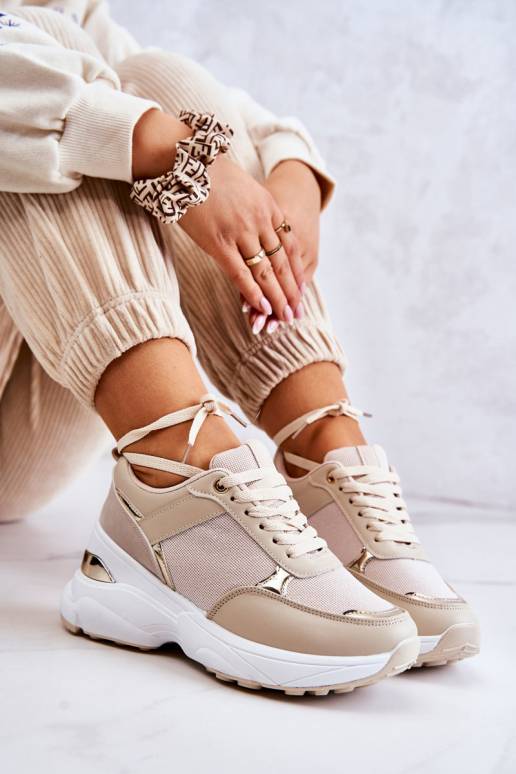 Blizgantys sportiniai bateliai su... Blizgantys sportiniai bateliai su...