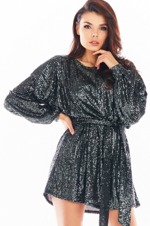 Trumpa blizgi suknelė awama