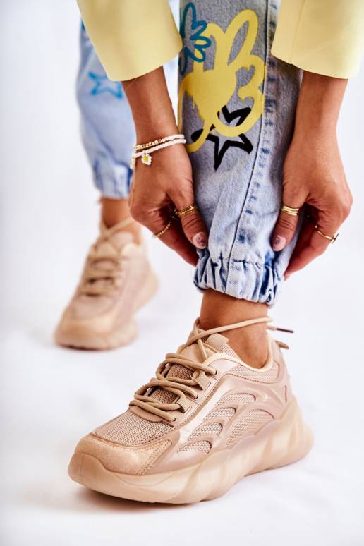 Sneakers modelio batai smėlio spalvos... Sneakers modelio batai smėlio spalvos...