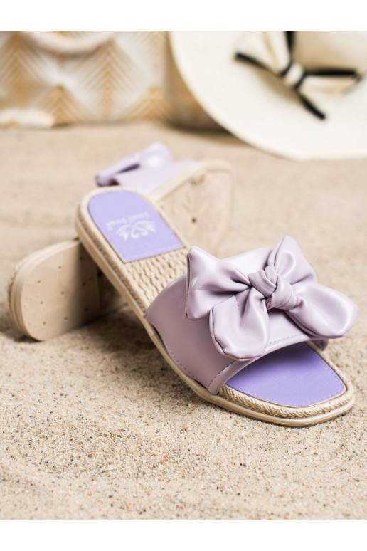 Šlepetės su kaspinais 