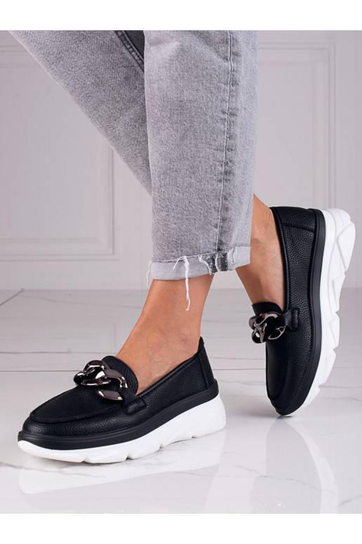 Pusbačiai juodos spalvos Vinceza Pusbačiai juodos spalvos Vinceza