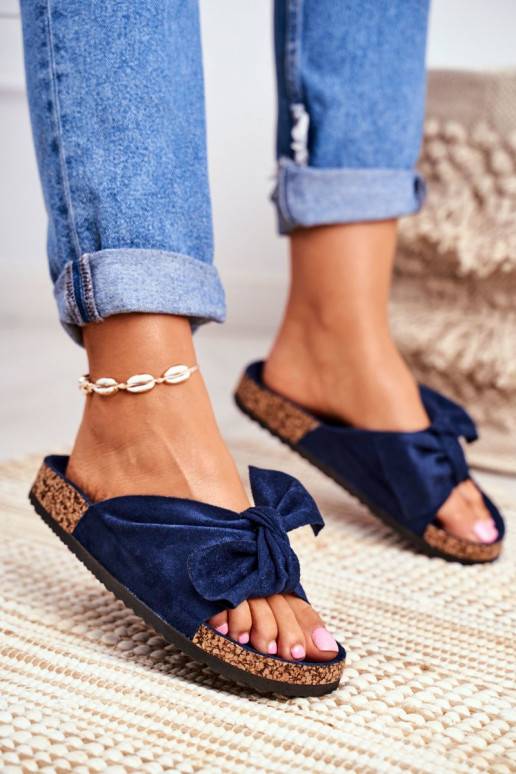 Šlepetės tamsiai mėlynos spalvos Wendy Šlepetės tamsiai mėlynos spalvos Wendy