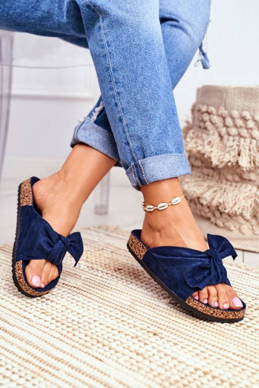 Šlepetės tamsiai mėlynos spalvos Wendy Šlepetės tamsiai mėlynos spalvos Wendy