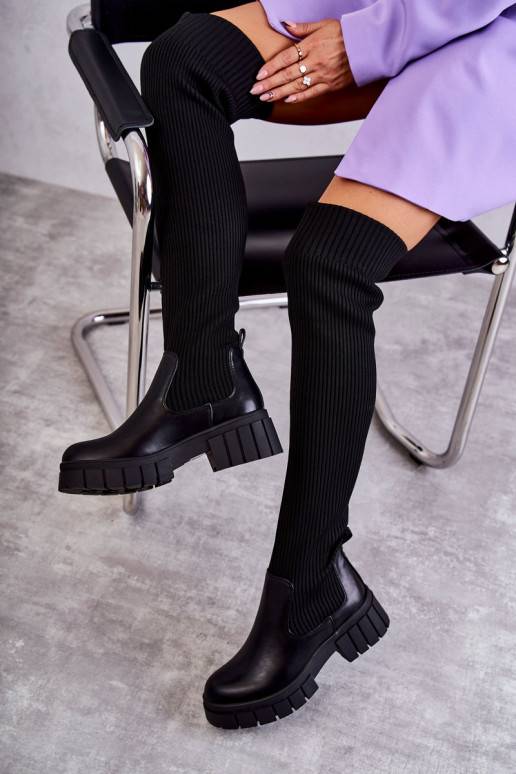 Juodi ilgaauliai batai Austin Juodi ilgaauliai batai Austin