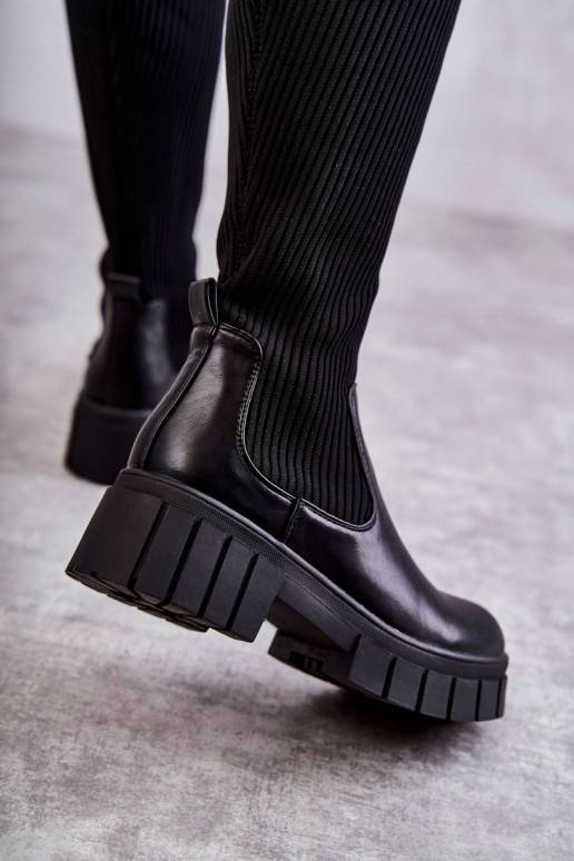 Juodi ilgaauliai batai Austin Juodi ilgaauliai batai Austin