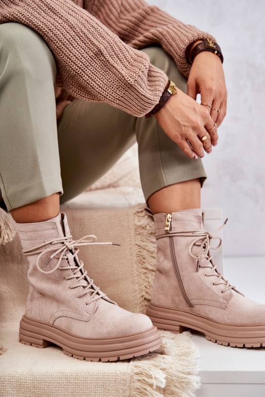 Aulinukai smėlio spalvos Afra