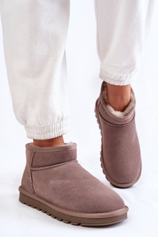 Zomšiniai sniego batai pilkos spalvos... Zomšiniai sniego batai pilkos spalvos...