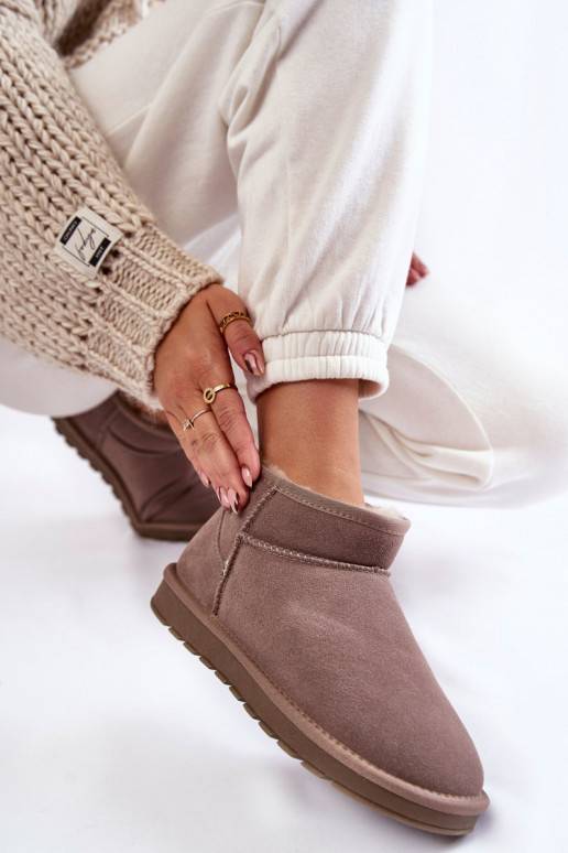 Zomšiniai sniego batai pilkos spalvos... Zomšiniai sniego batai pilkos spalvos...