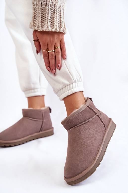 Zomšiniai sniego batai pilkos spalvos... Zomšiniai sniego batai pilkos spalvos...