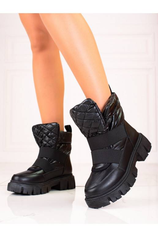 Moteriški juodos spalvos sniego batai...