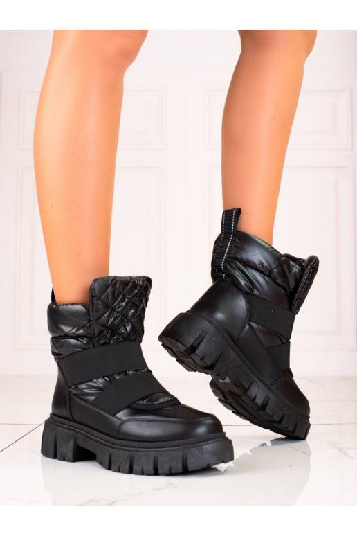 Moteriški juodos spalvos sniego batai...