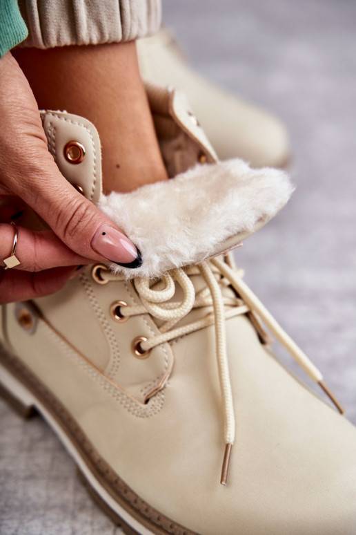 Šilti aulinukai smėlio spalvos Liv Šilti aulinukai smėlio spalvos Liv