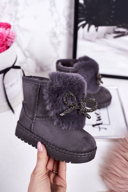 Vaikiški sniego batai su kailiuku... Vaikiški sniego batai su kailiuku...