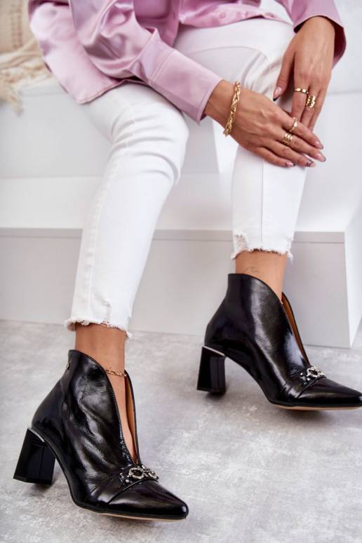 Aulinukai su kulniukais juodos spalvos Aulinukai su kulniukais juodos spalvos