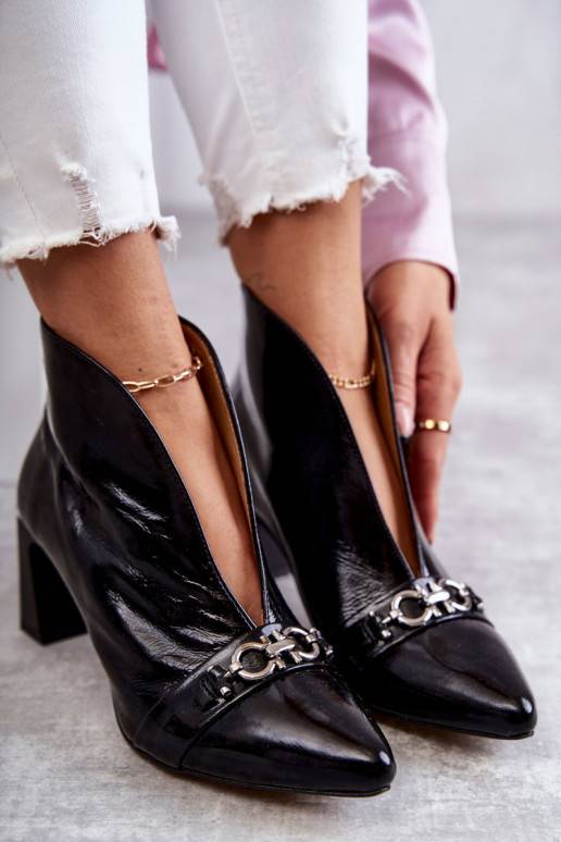 Aulinukai su kulniukais juodos spalvos Aulinukai su kulniukais juodos spalvos